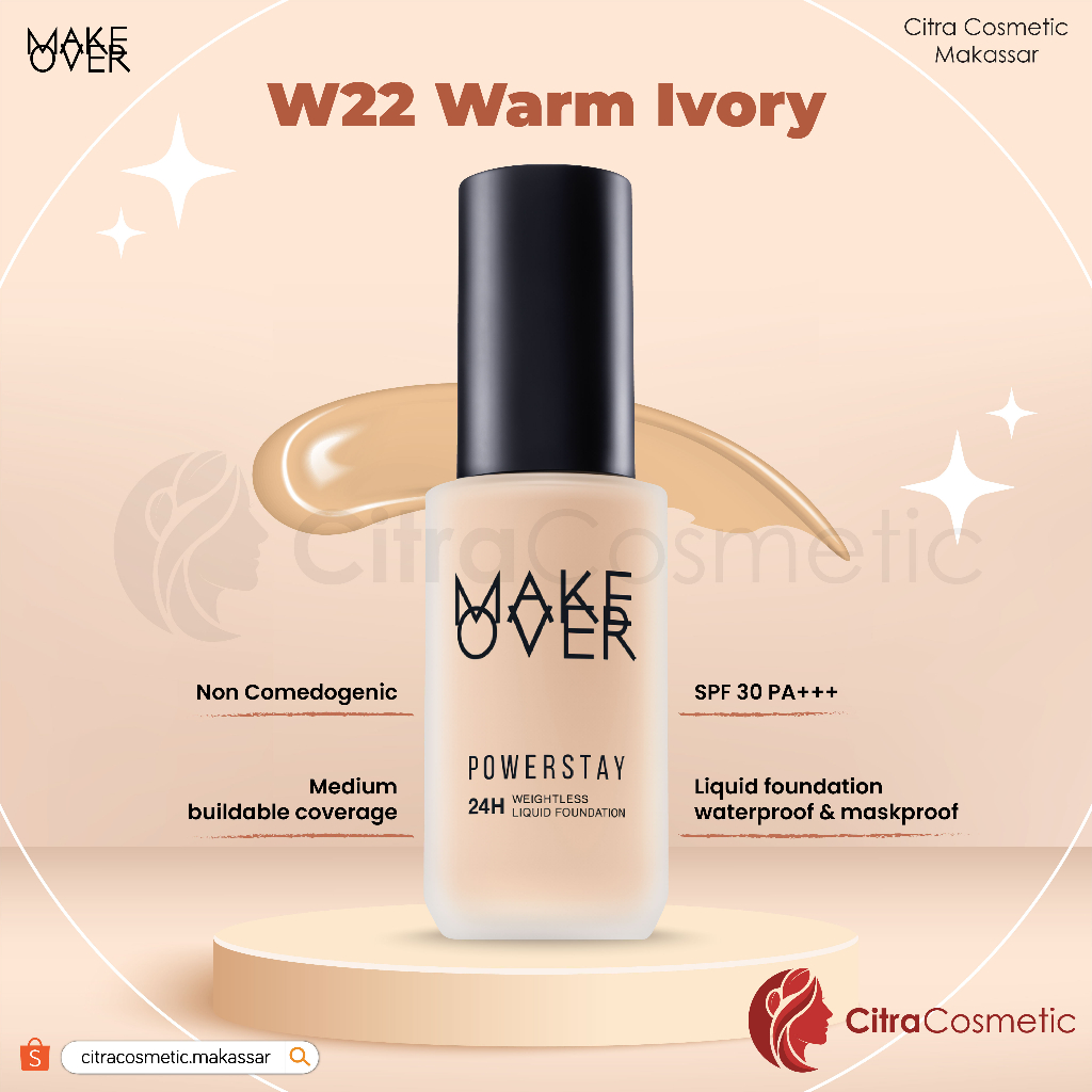 Make Over Powerstay 24H Weightless Liquid Foundation Series