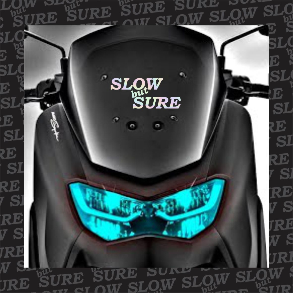 

Slow but sure hologram stiker cutting