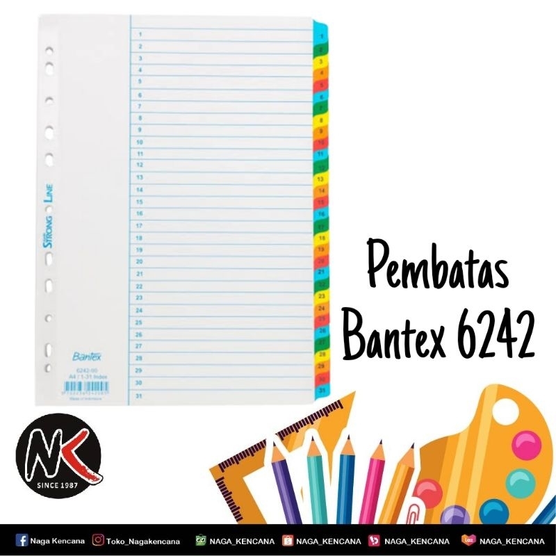 

Pembatas Kertas Bantex 6242