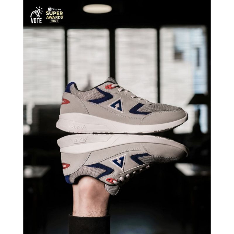 Aerostreet 37-40 Osaka Abu Muda navy - Sepatu Sneakers Casual Sport Sekolah Pria Wanita Aero Medan