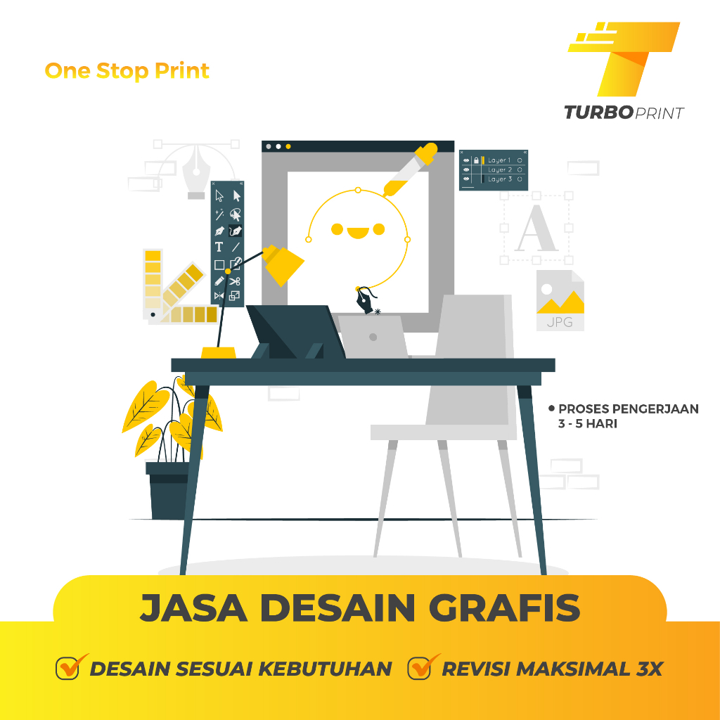 JASA DESIGN GRAFIS / SETTING FILE LABEL MAKANAN SPANDUK ID CARD DLL