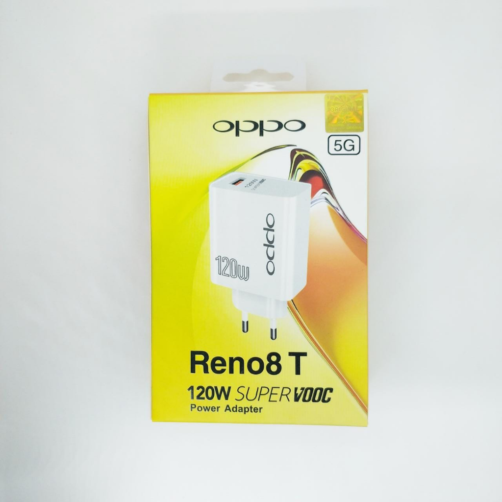 Batok charger OPPO RENO 8T Adapter 1 USB 120W reno ace 3 Fast charging