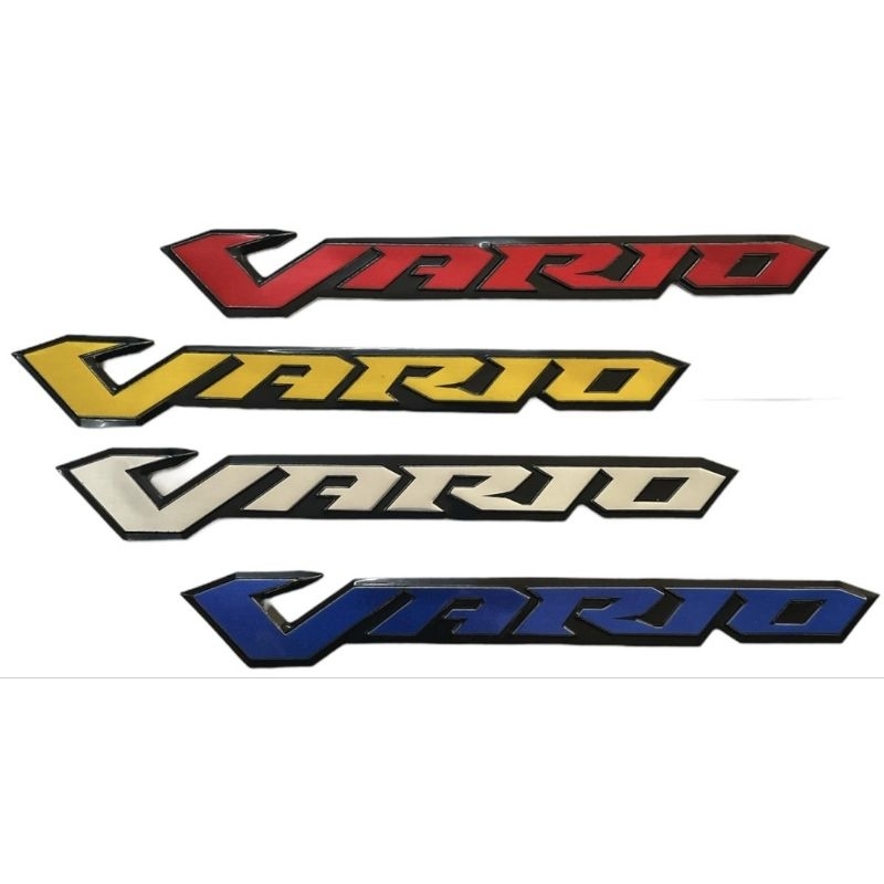 Sticker emblem vario timbul mirror 3D 1set