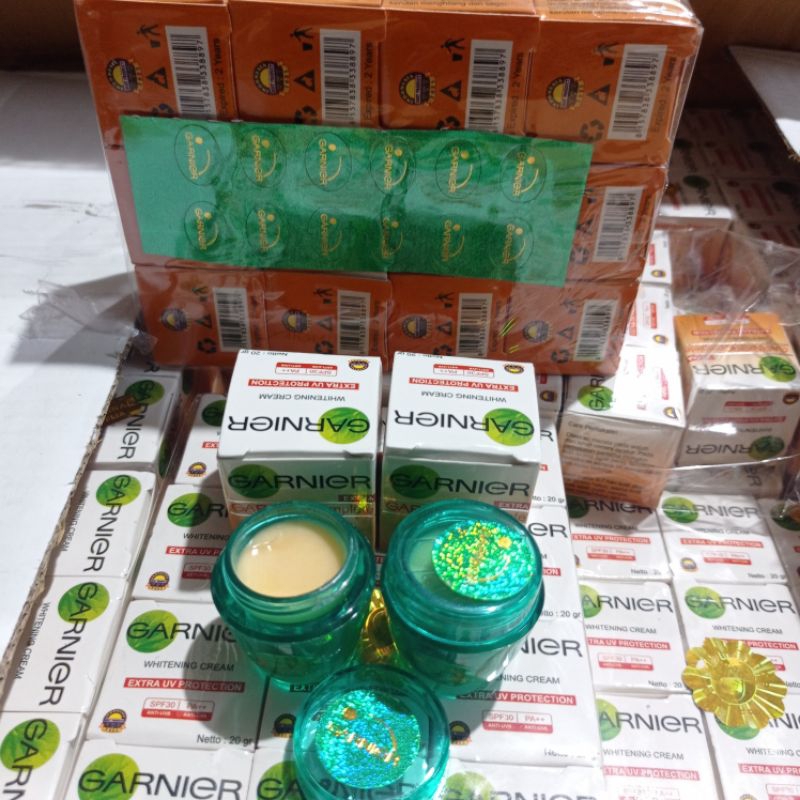 12 pcs Cream Garnier Gentong Whitening Cream Ori