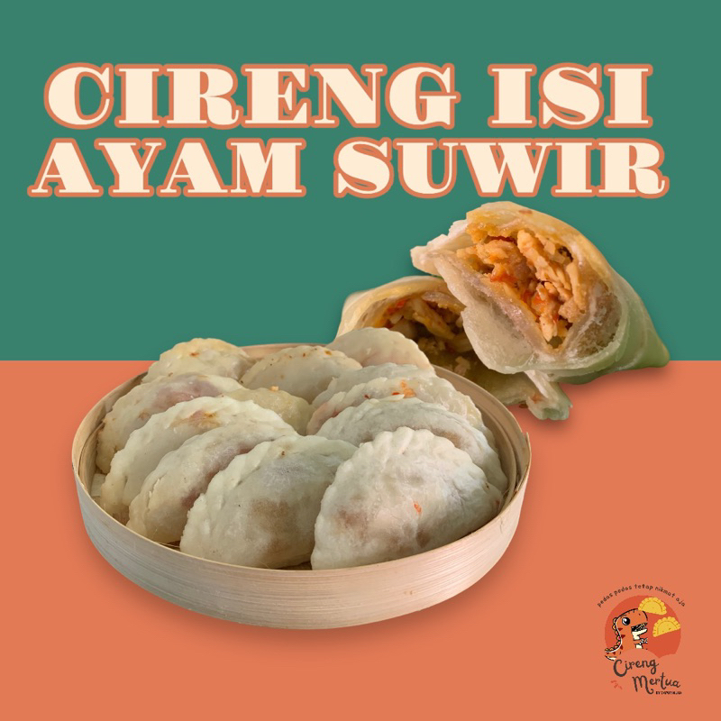 

CIRENG ISI AYAM SUWIR (mentah) isi 6 pcs ukuran besar
