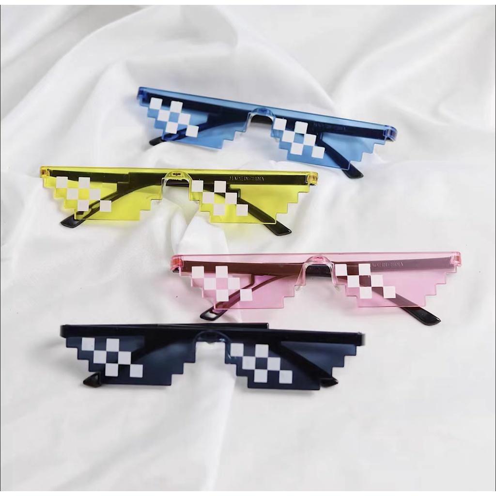 Kacamata Thug Life Mosaic Catur Pria / Wanita Fashion Murah Sunglasses Import