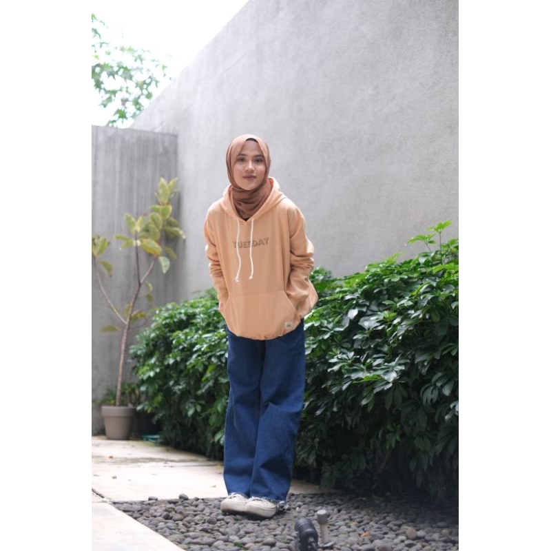 HOODIE DAYS DEWASA - Promo 10.10 Jaket Sweater Hoodie Oversize Murah Unisex Unik Nama Hari Warna Soft