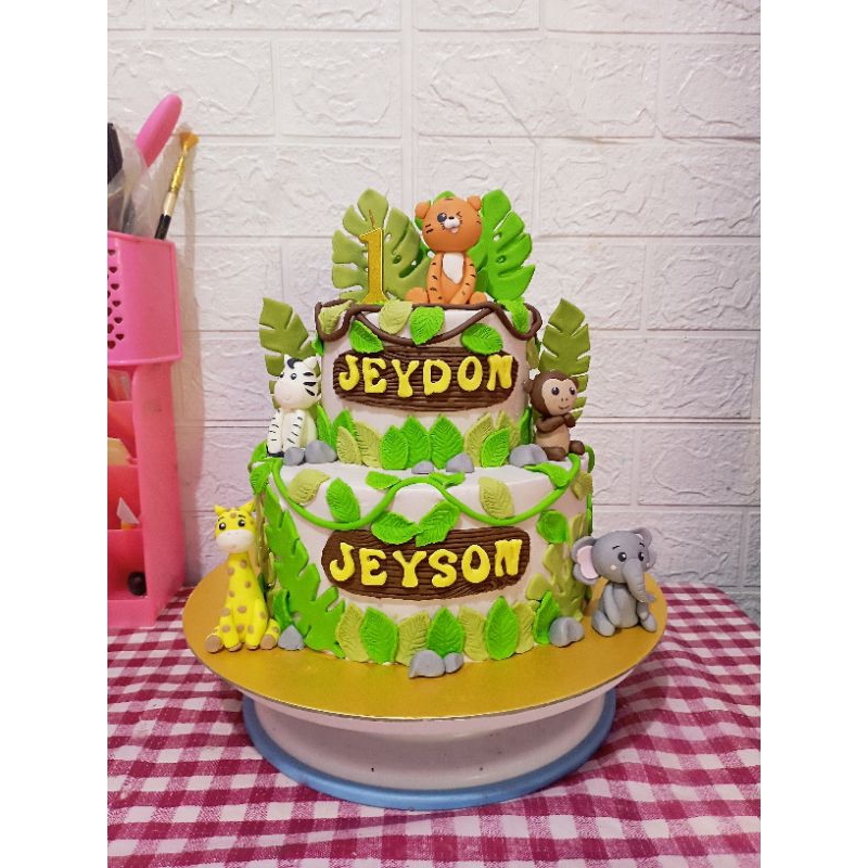 

kue ulang tahun animal/cake ultah binatang