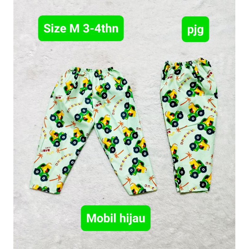 Celana kolor anak panjang.  Size M 3-4thn. motif karakter. celana harian. Grosir celana kolor. bisa COD. bisa pilih motif.