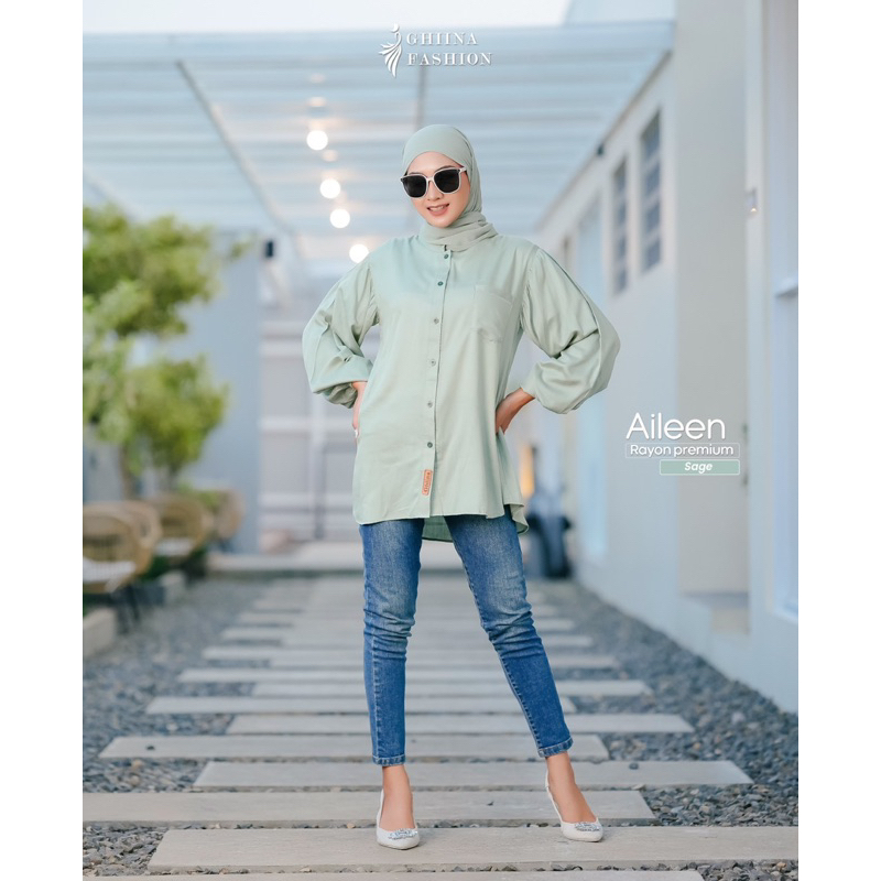 TEBUS MURAH✅ AILEEN BLOUSE BY GHIINA FASHION