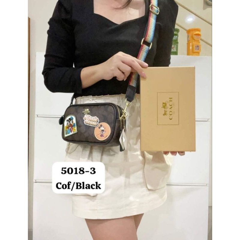 NEW ITEM coach selempang / sling 2 ruang mini free box