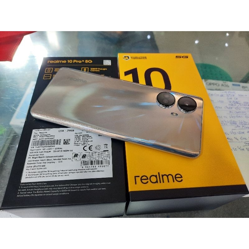 Realme 10 pro plus 5G 12/256 second fullsett muluss original