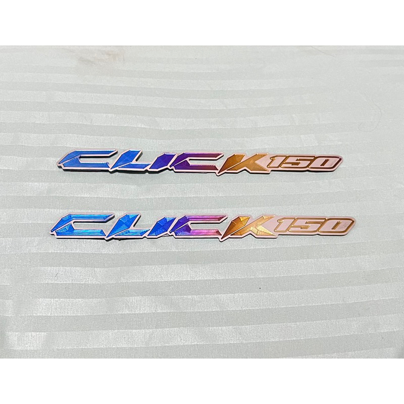 EMBLEM LOGO TITANIUM All EMBLEM CLICK SCOOPY MIO PCX NMAX NOUVO AEROX VARIO 150/160