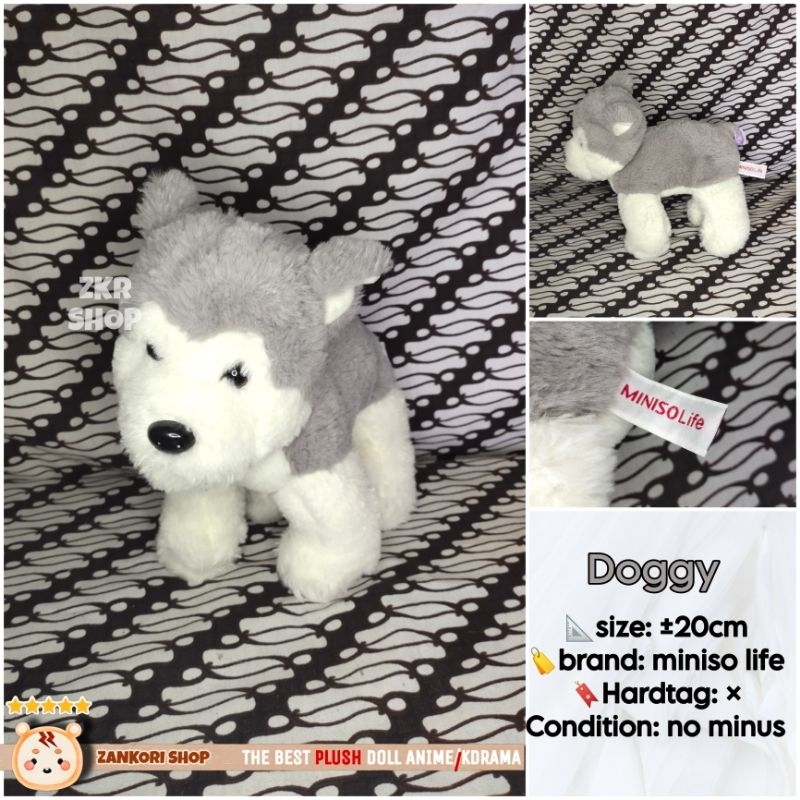 FLASH SALE  BONEKA ANJING/DOGGY ORIGINAL MINISO LIFE