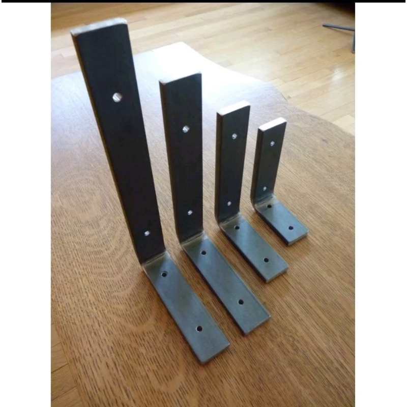 Bracket ambalan siku tebal