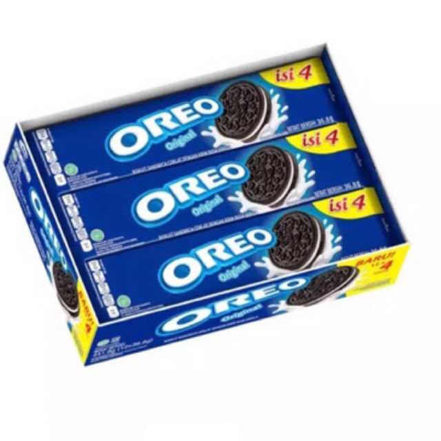 

Oreo 1 Pak( isi 12 x 38g ) 456g