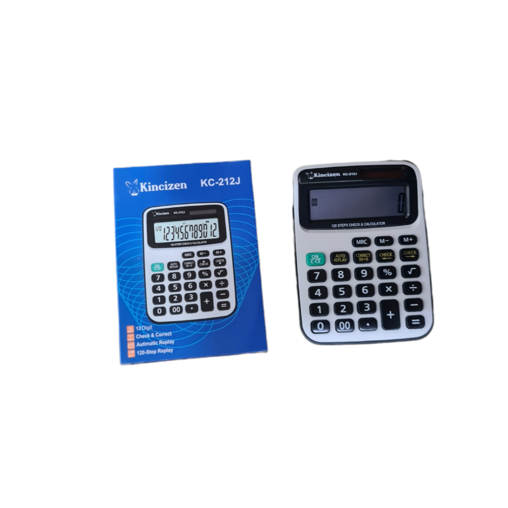 

MURAH !!! KALKULATOR KINCIZEN CHECK & CORRECT KC-212J 12 DIGITS