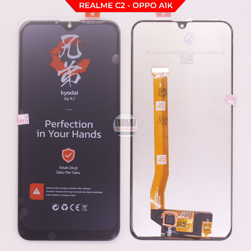 LCD OPPO A1K/REALME C2/RMX1941/RMX1945/CPH1923 FULLSET TOUCHSCREEN ORI OEM