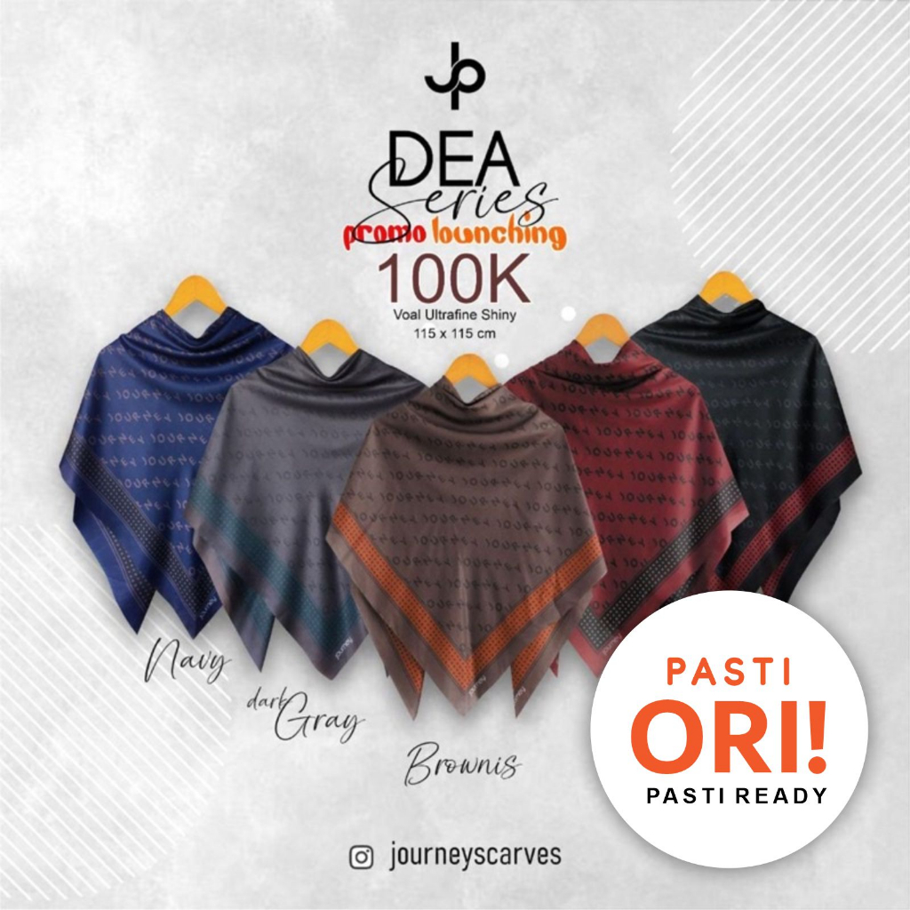 HIJAB JOURNEY SCARVES REGULAR ( DEA SERIES LENGKAP ) HIJAB JOURNEY SCARVES
