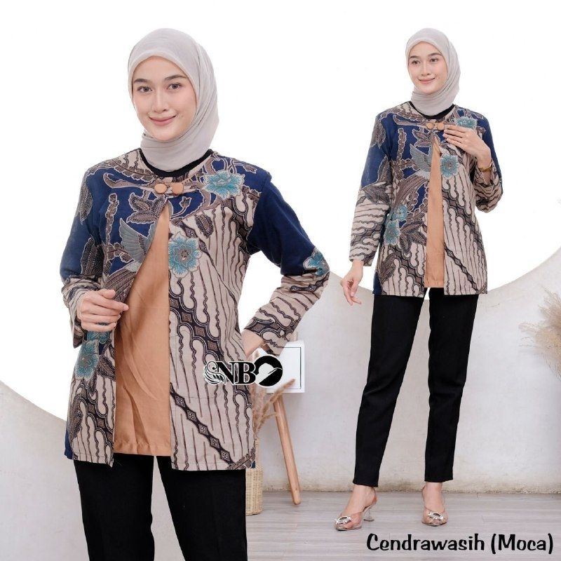 Atasan Batik wanita Tenun katun Tulis Halus Katun ATBM Baron ,Sarombit Atasan