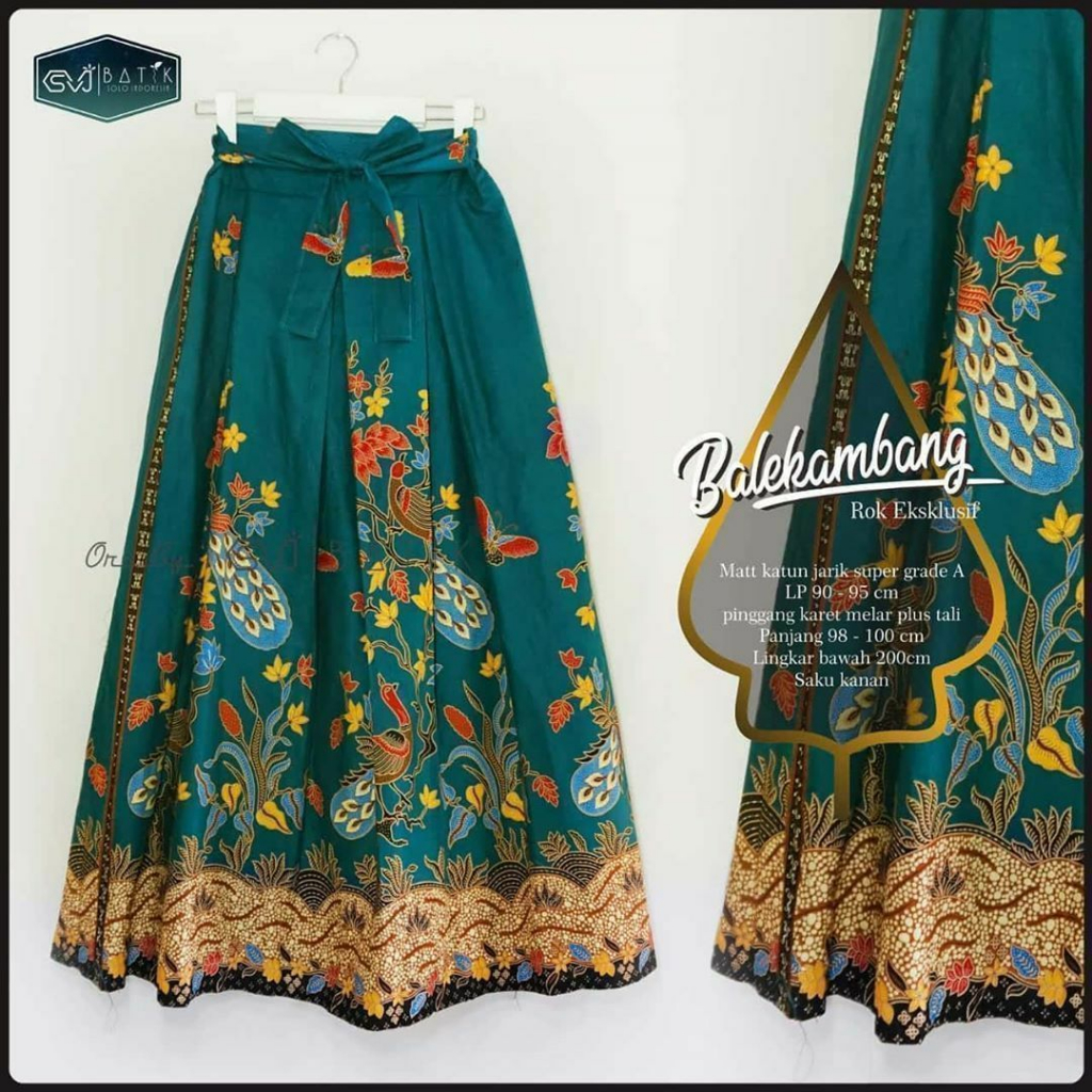 ROK BATIK SELING |Batik Solo Fashion Wanita Rok Batik Modern Bawahan  Rok Batik Panjang Bawahan Bati
