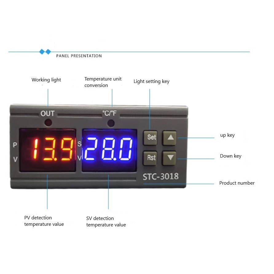 Thermostat STC-3018 Temperature Digital Controller high-precision (3018)