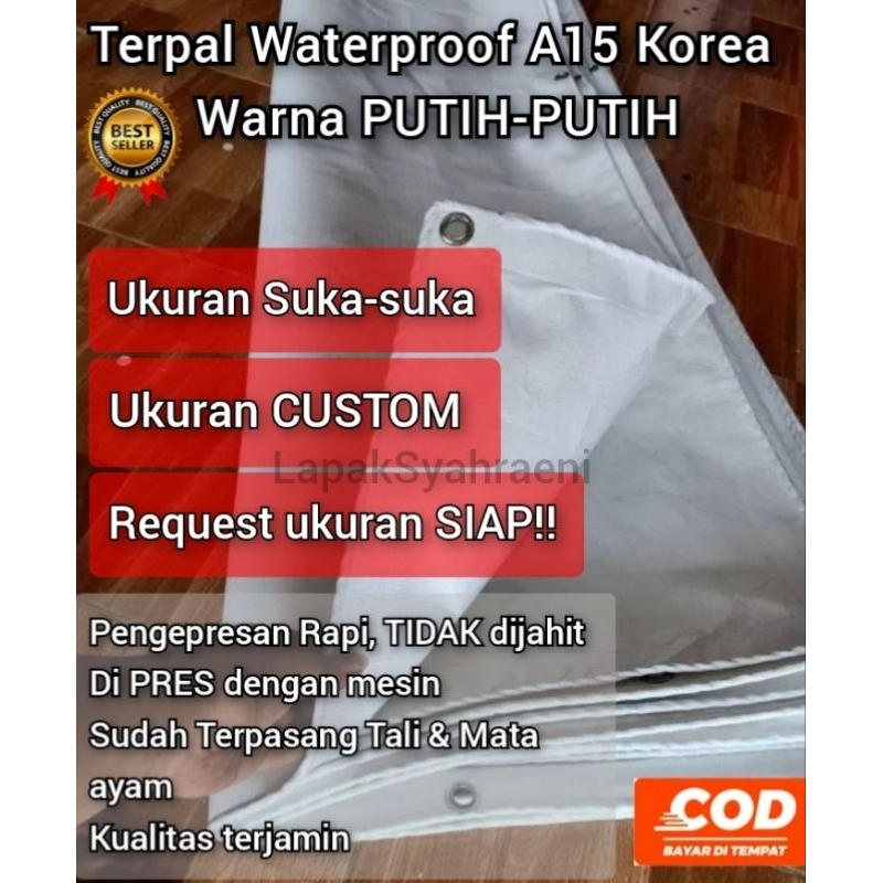 terpal Waterproof type A15 terpal Custom terpal meteran terpal tenda terpal truk terpal pickup terpa