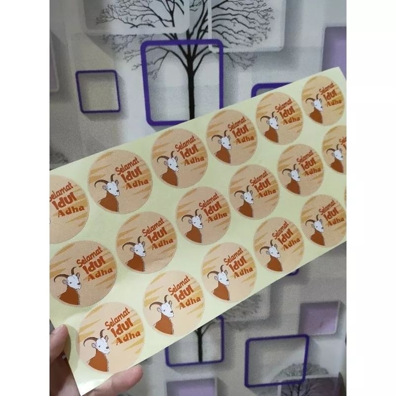 Sticker IDUL ADHA Sticker Ucapan Idul Adha Sticker Toples Sticker Hampers Label Idul Adha Label Ucapan Idul Adha Label Toples Label Hampers