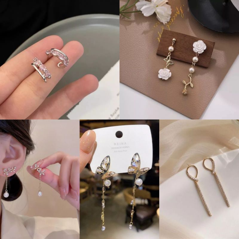 ANTING TITANIUM ANTING TUSUK SIMPEL BERKILAU