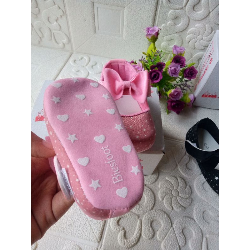 SEPATU BALLET BRUKAT BAYI PESTA 0-12 BULAN / SEPATU PESTA BAYI BALET BRUKAT / Sepatu Bayi Prewalkers Anak Perempuan Usia 0 -12 Bulan BONEKA 3D / Sepatu sneakers anak Bayi cewek Murah boneka