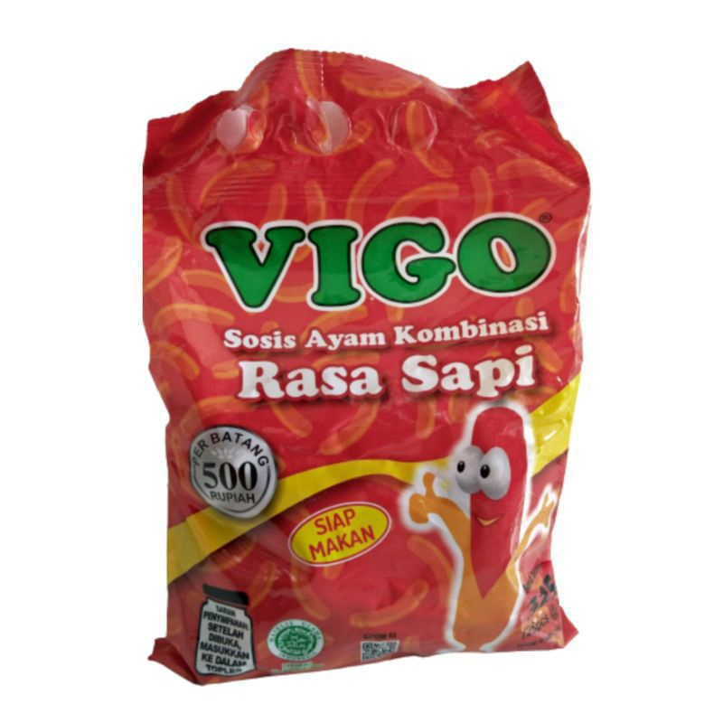 

Sosis VIGO isi 25 X 12,5 gr Sosis Siap Makan 312,5gr
