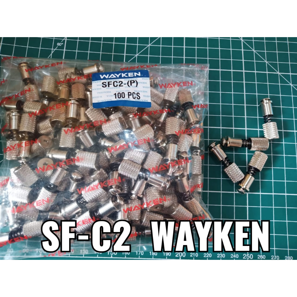 SF-C2 Quick Change Clamp Screw Mesin Highspeed Merk Wayken