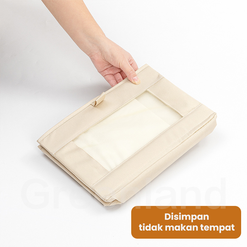 Greenland Kotak Penyimpanan Pakaian Lipat Foldable Underwear Organizer Storage Box Tempat Penyimpanan Baju Celana Serbaguna HSB227