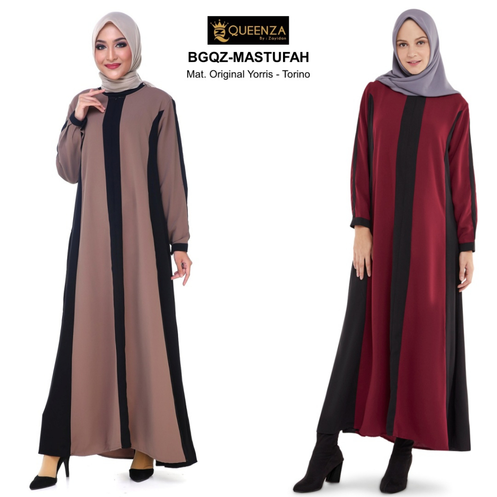 Gamis Wanita Muslimah By Queenza Zayidan - Mastufah Series Gamis Muslimah