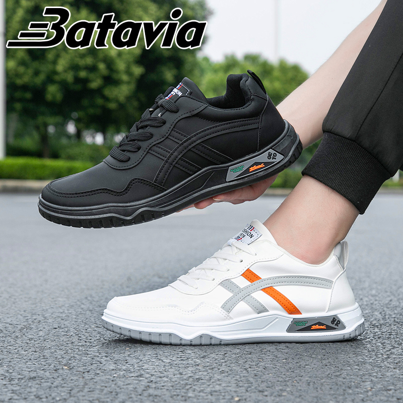 BATAVIA Baru Pria Sport Shoes Impor white Pria olahraga sepatu hitam Sneakers sepatu sekolah J14