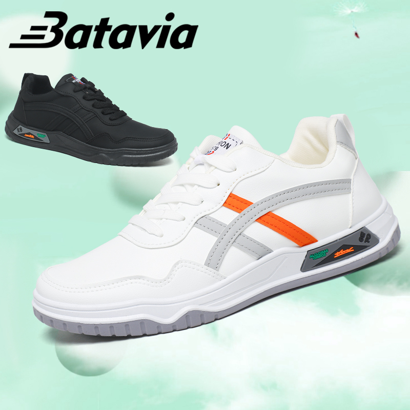 BATAVIA Baru Pria Sport Shoes Impor white Pria olahraga sepatu hitam Sneakers sepatu sekolah J14