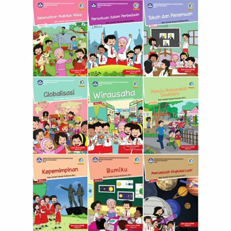 Buku Tematik kelas 6 SD/Buku Tematik kelas 6 SD/MI Tema 1-9
