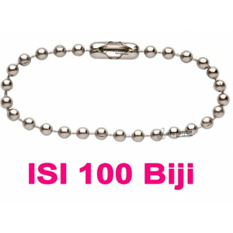 Rantai kuku/pelor biji lada silver gantungan kunci Tali hangtag fashion souvenir Label