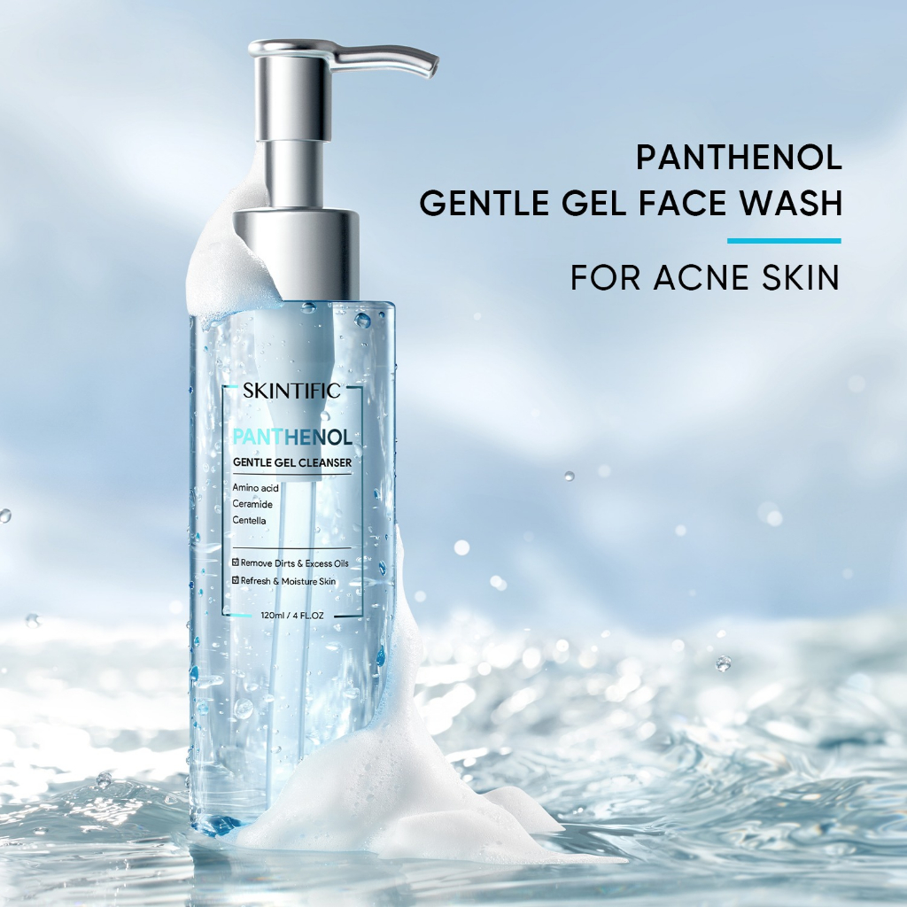 SKINTIFIC Panthenol Gel Cleanser Calming and Soothing 120ml