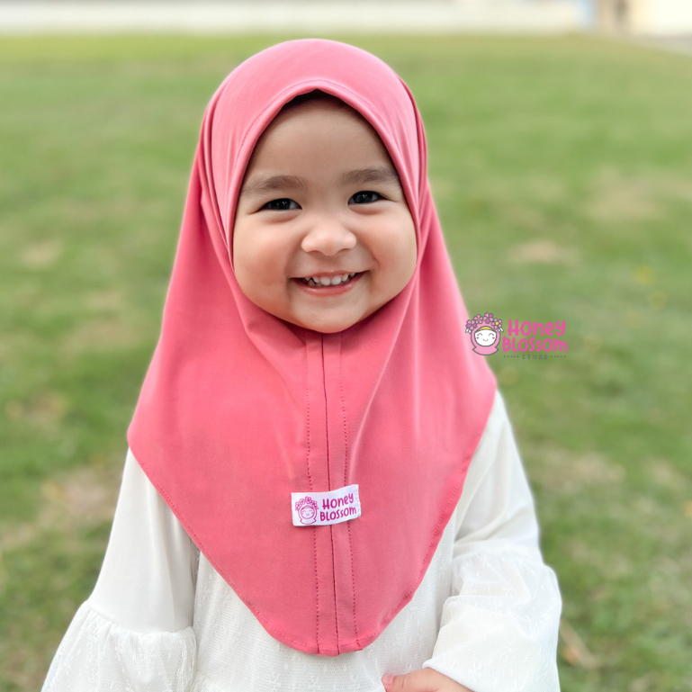 HoneyBlossom - hijab anak / jilbab bayi anak perempuan / hijab bayi / jilbab bayi / bergo instant anak bayi zara