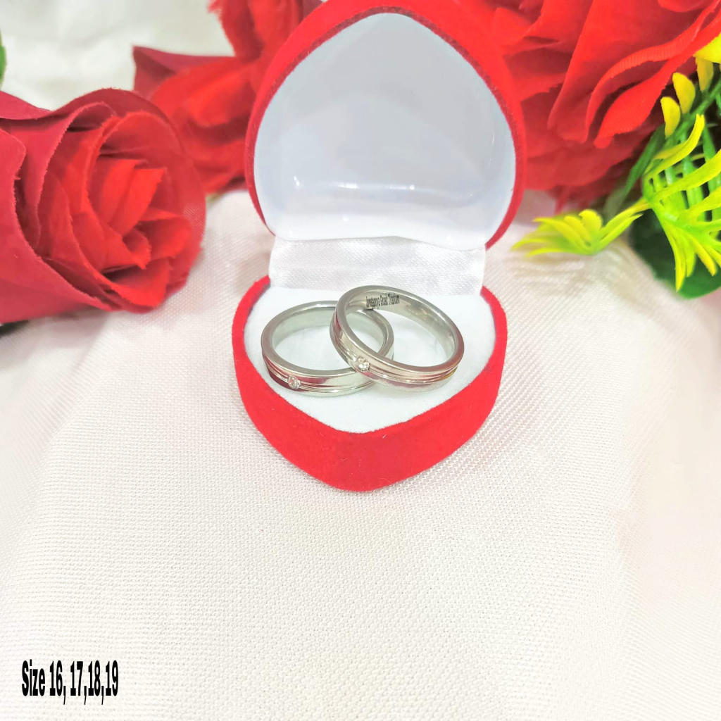 Cincin Couple Logam Tren Kekinian Buat Pasangan Elegan Anti Karat Anti Luntur