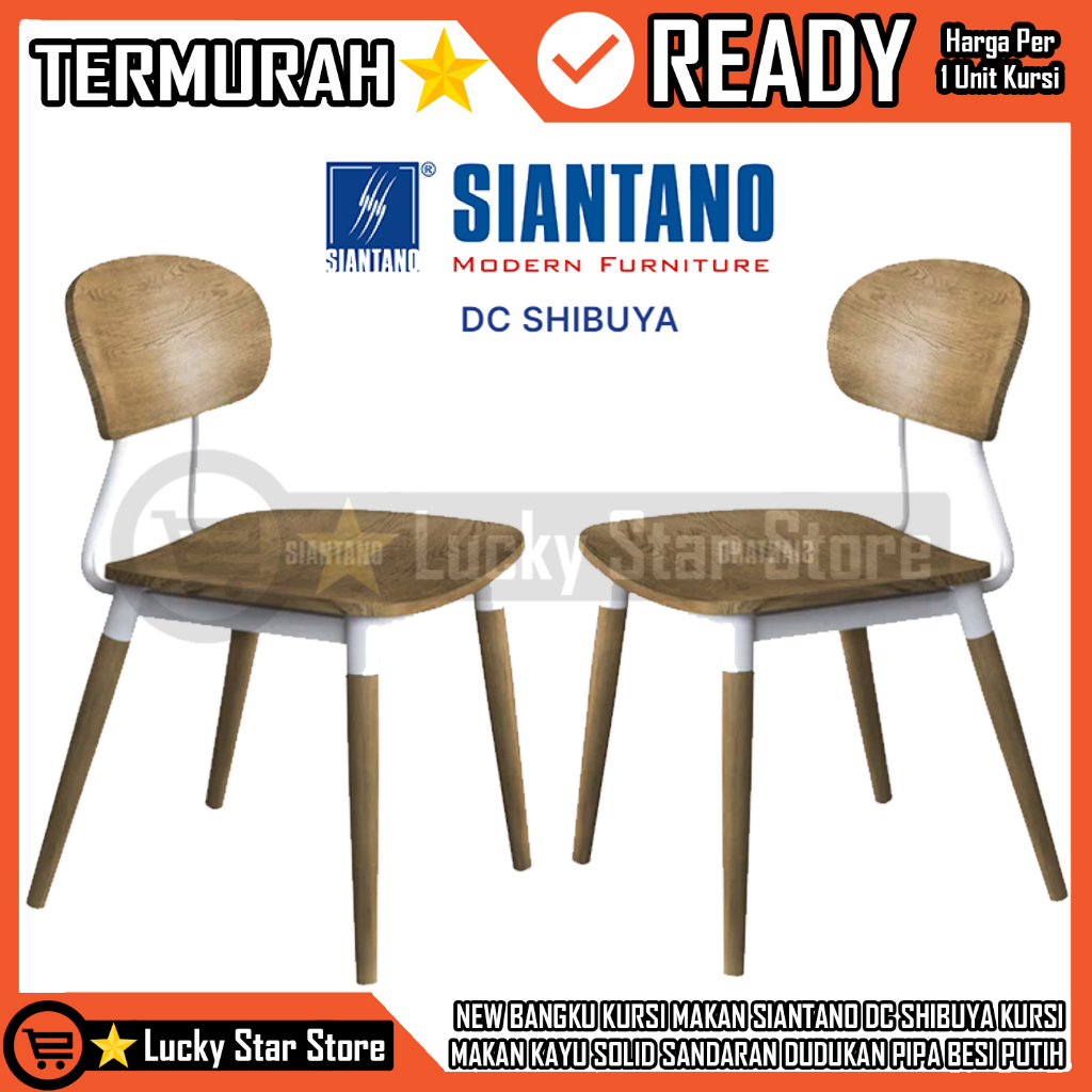 {INSTANT} KURSI BANGKU MAKAN SIANTANO DC SHIBUYA KURSI CAFE KURSI SANTAI KRANGKA PIPA BESI PUTIH SAN