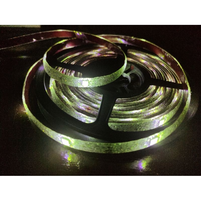 Paket LED Strip 5050 5 Meter 10 Meter RGB Full Colour Body Glitter Berlian Mewah Waterproof