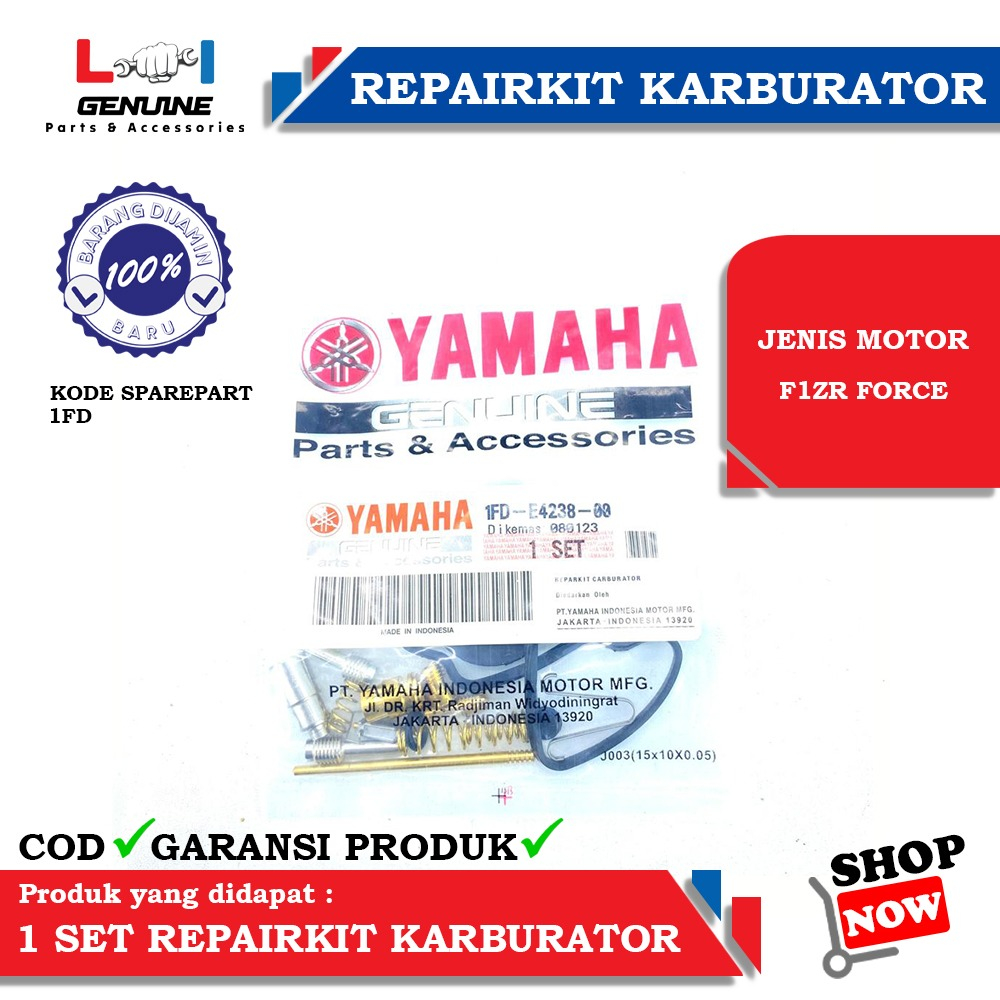 -LOI- REPAIRKIT KARBURATOR YAMAHA F1ZR FORCE 1FD