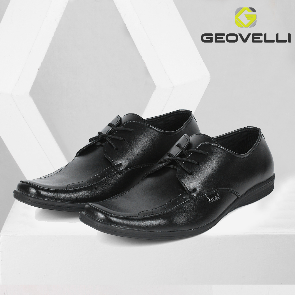 Sepatupantopel.id | Sepatu Pantofel Santai Kasual Kerja Kuliah Pria Cowok Brand Geovelli Original