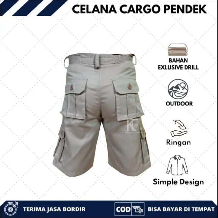 Celana Cargo Pendek / Celana Pendek Pria / Celana Outdoor