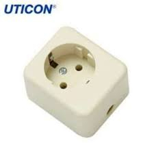 UTICON STOP KONTAK ARDE / TERMINAL KUNINGAN/ COLOKAN LISTRIK 1 LUBANG