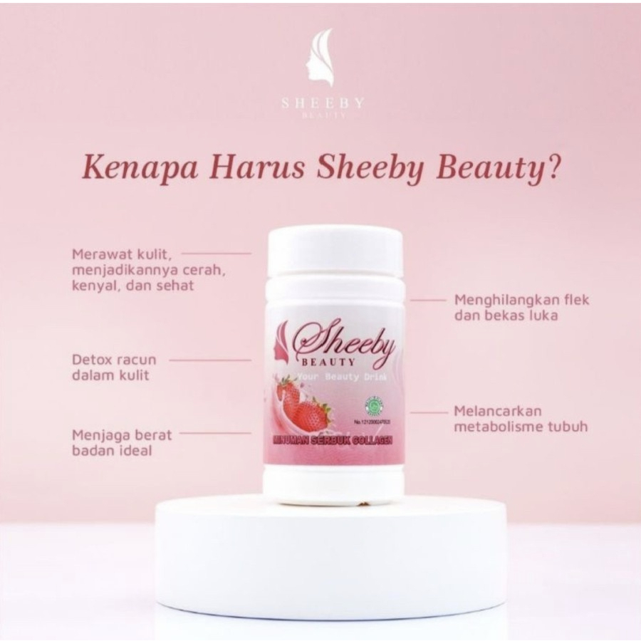 SHEEBY BEAUTY COLLAGEN DRINK MINUMAN SERBUK KOLAGEN PEMUTIH BADAN ORIGINAL