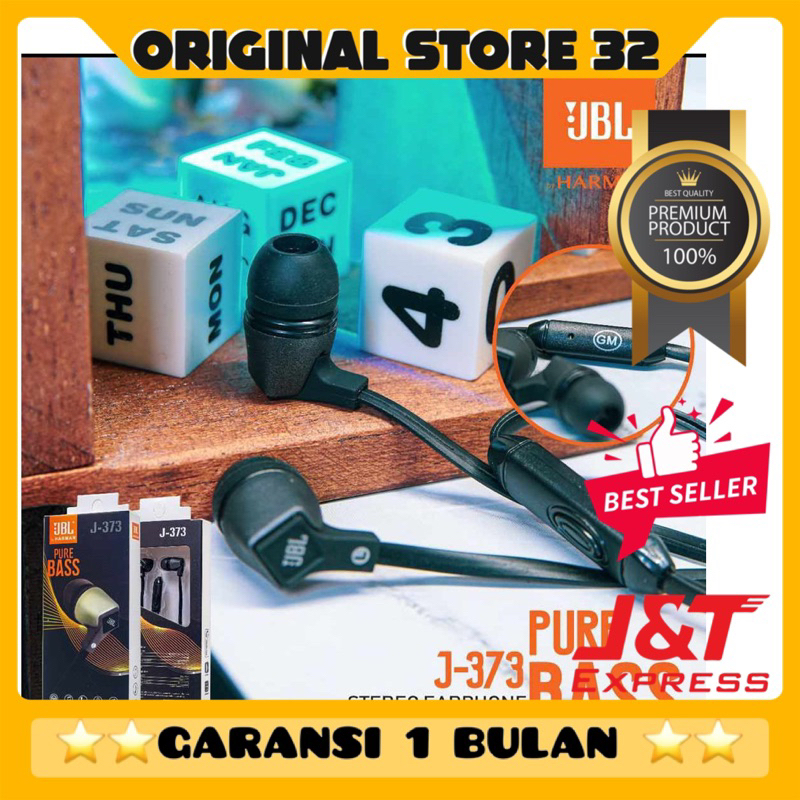 HF/HEADSET / EARPHONE JBL J-373 PREMIUM SUPER BASSS