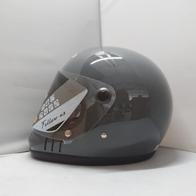 Helm Zeus ZS-816E Grey 11C + Visor Flat New